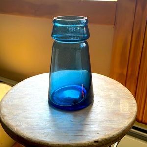 Vintage‎ 90’s IKEA Maria Kariis cobalt blue glass vase